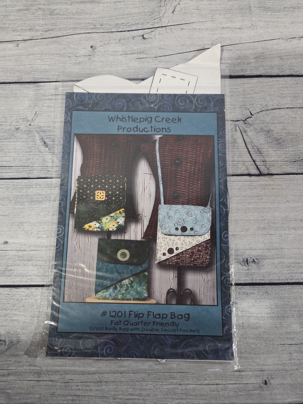 Whistlepig Creek Productions Flip Flap Bag Sewing Pattern